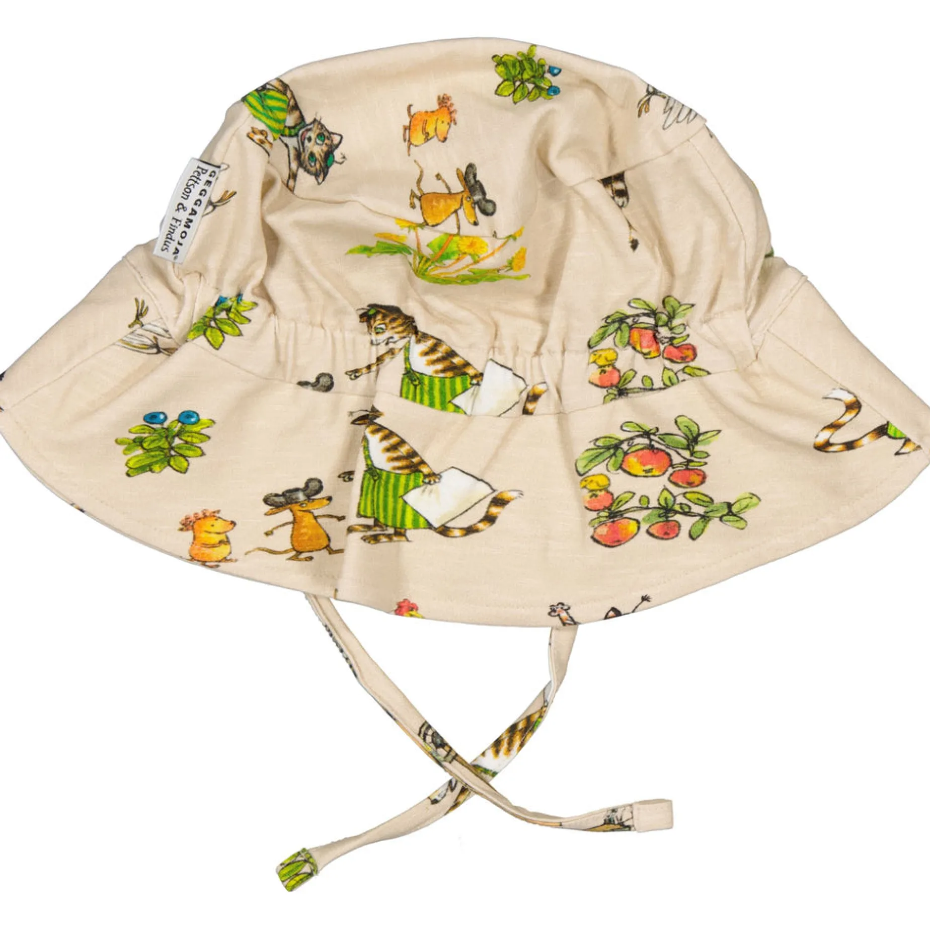 Solhatt Pettson och Findus Beige