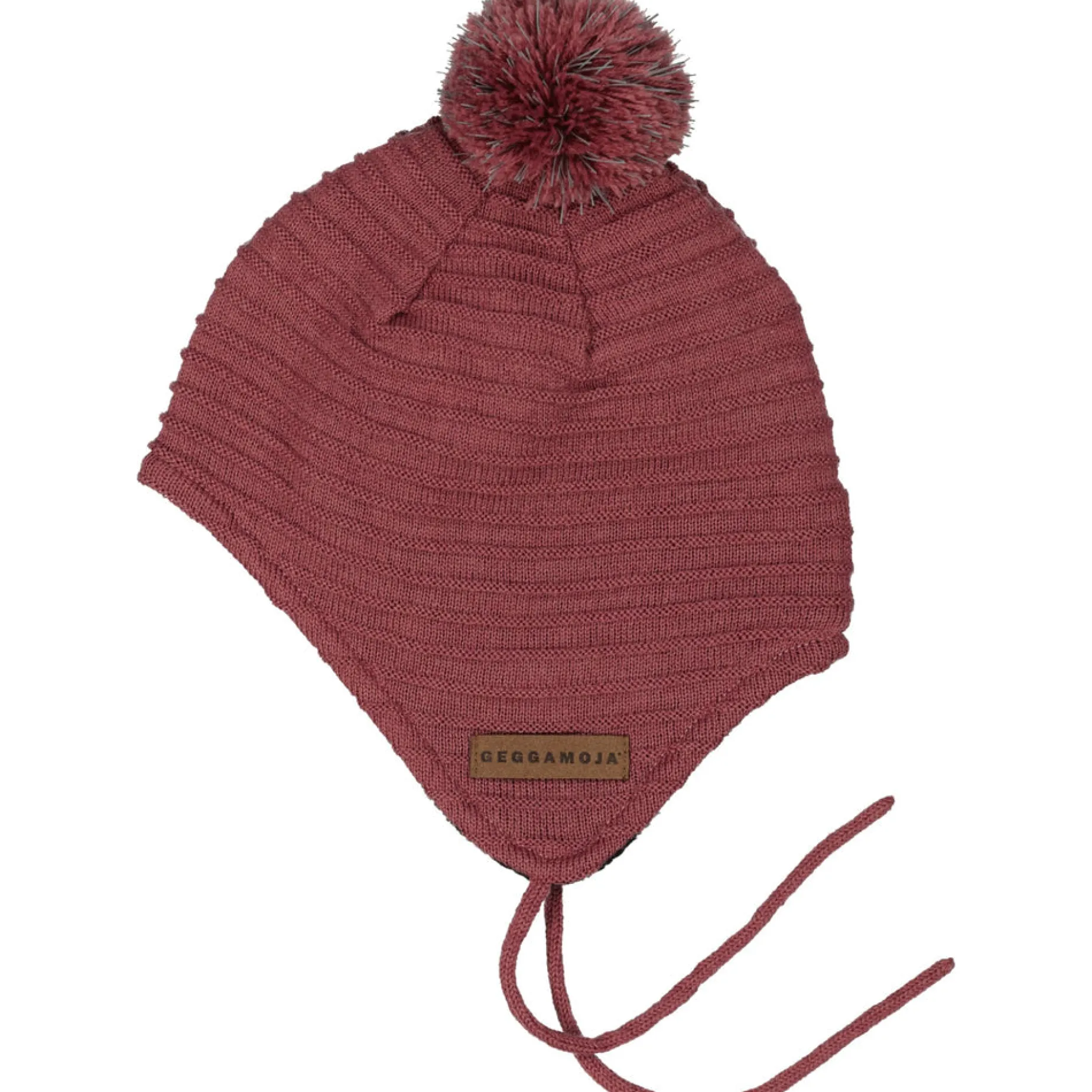 Stickad hjälmmössa Rose