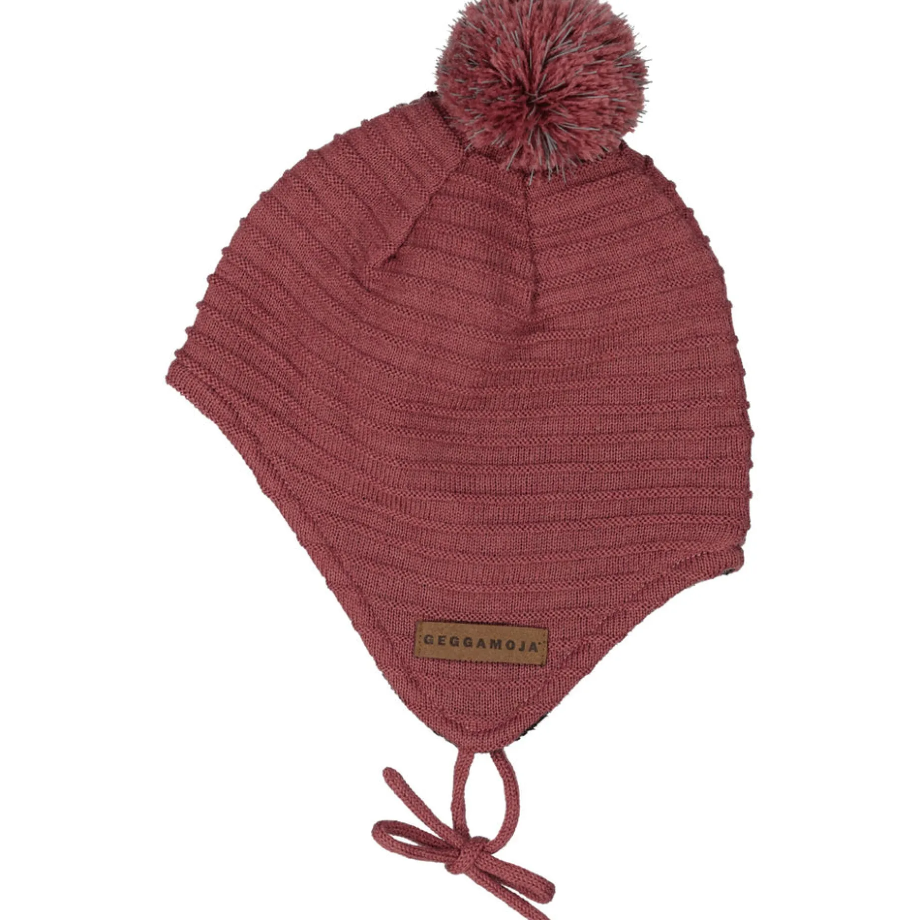 Stickad hjälmmössa Rose