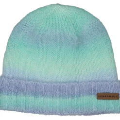 Stickad mössa Rainbow Blue