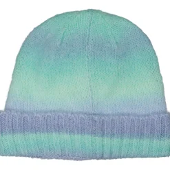 Stickad mössa Rainbow Blue
