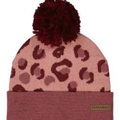 Stickad mössa Rosa Leo