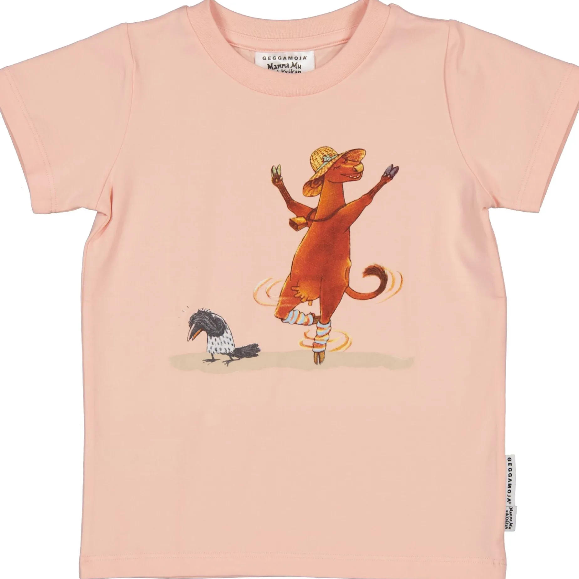 T-shirt Mamma Mu och Kråkan Rosa