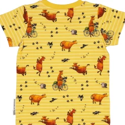 T-shirt Mamma Mu och Kråkan Gul/Vit