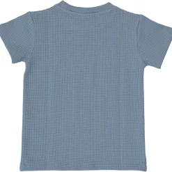 T-shirt Waffle Dusty Blue