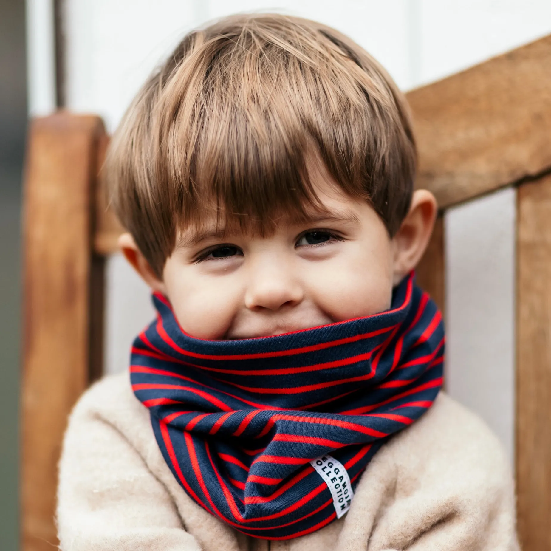 Tube fleece Pippi Långstrump Röd