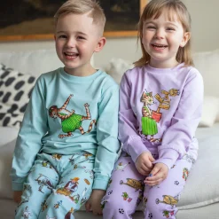 Tvådelad pyjamas Pettson och Findus Mint