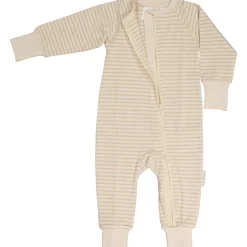 Tvåvägs-zip Pyjamas Bambu Classic Vit/Beige