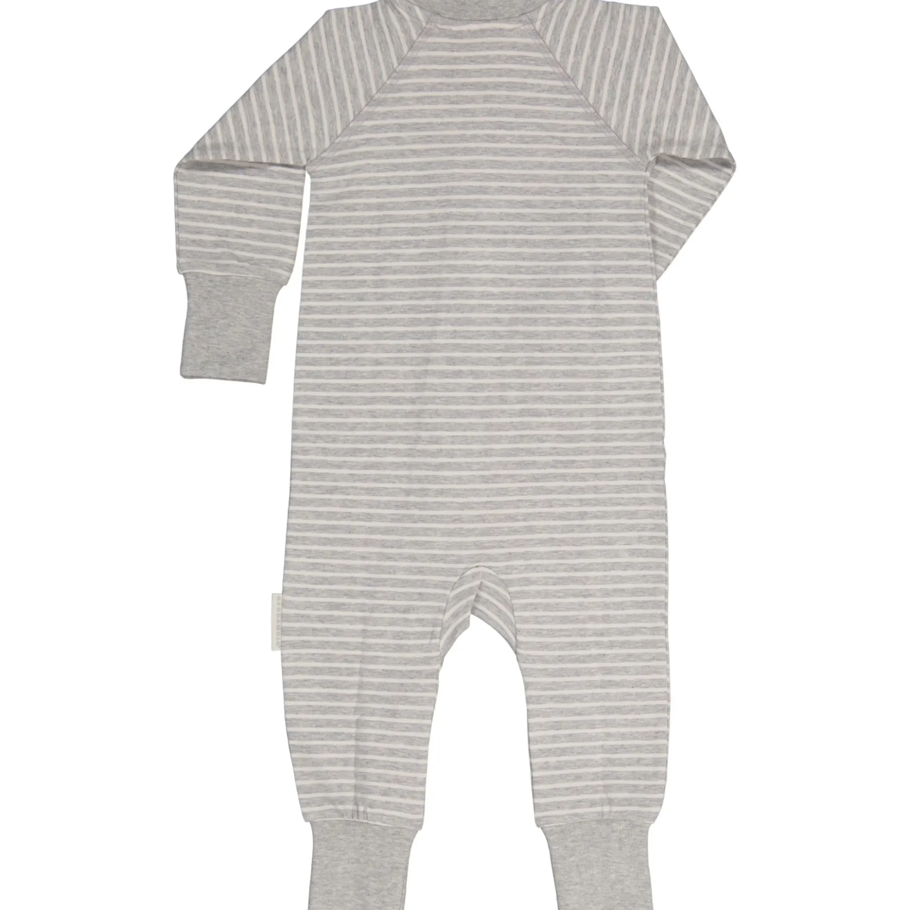 Tvåvägs-zip Pyjamas Bambu Classic Grå/Vit