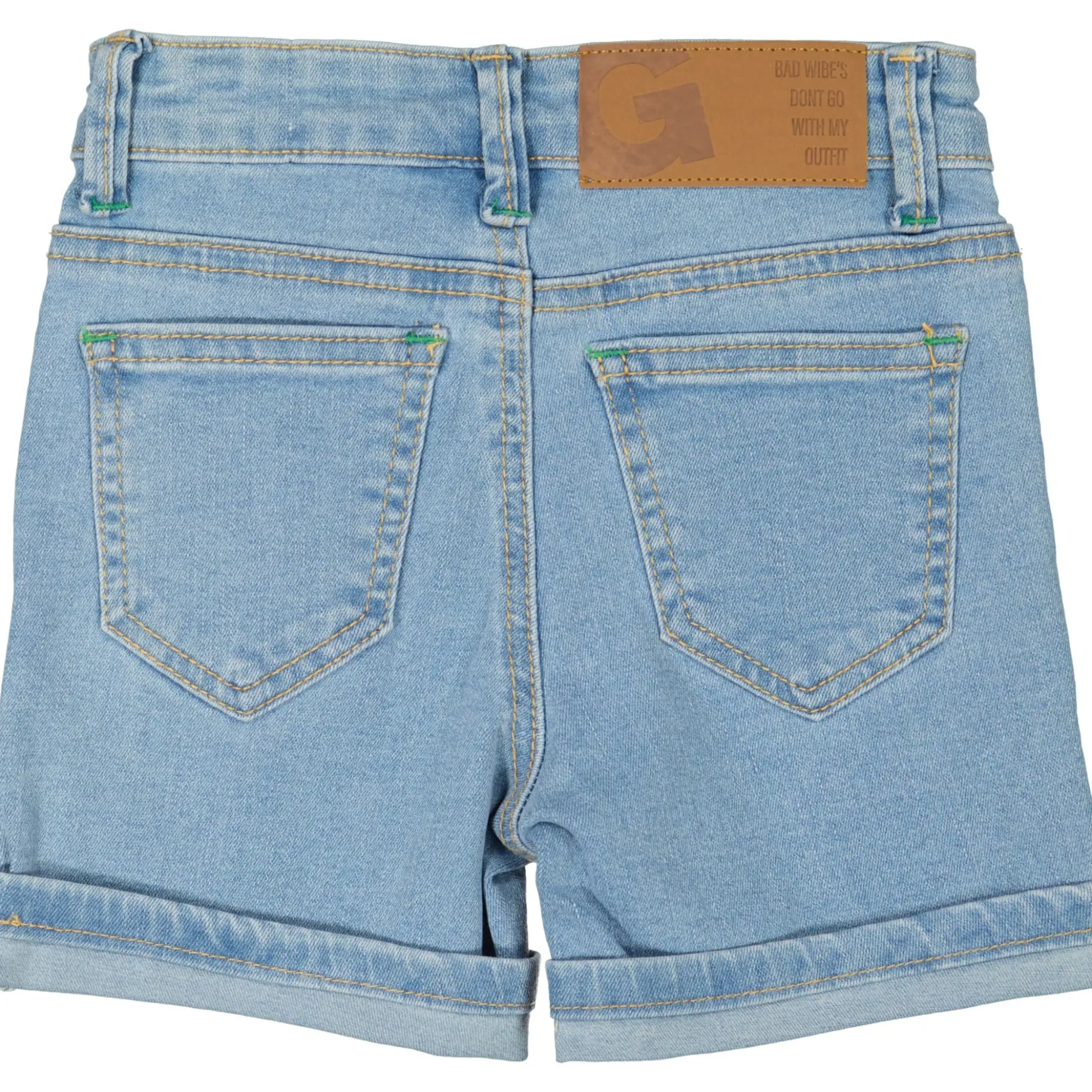 Unisex 5-pocket Jeansshorts Ljusblå