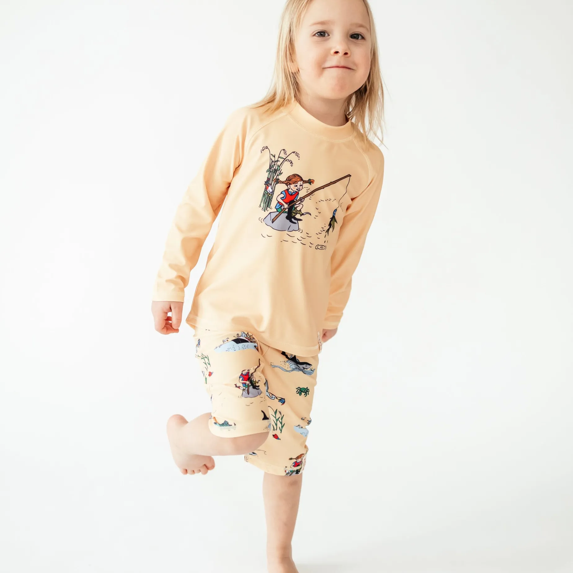 UV-set Pippi Långstrump Gul