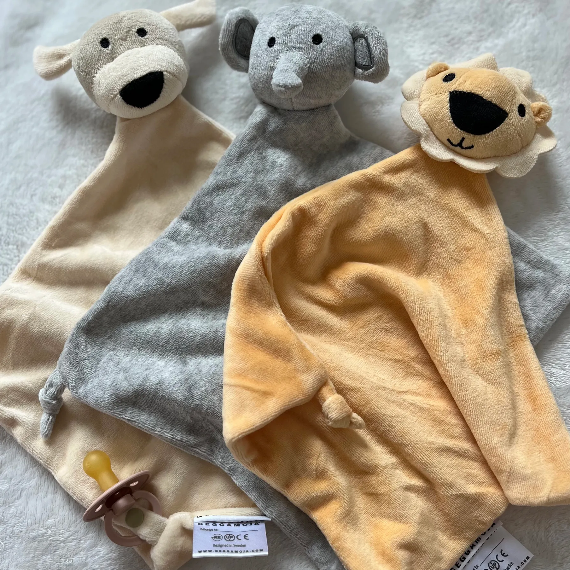 Velourfilt beige Doddi