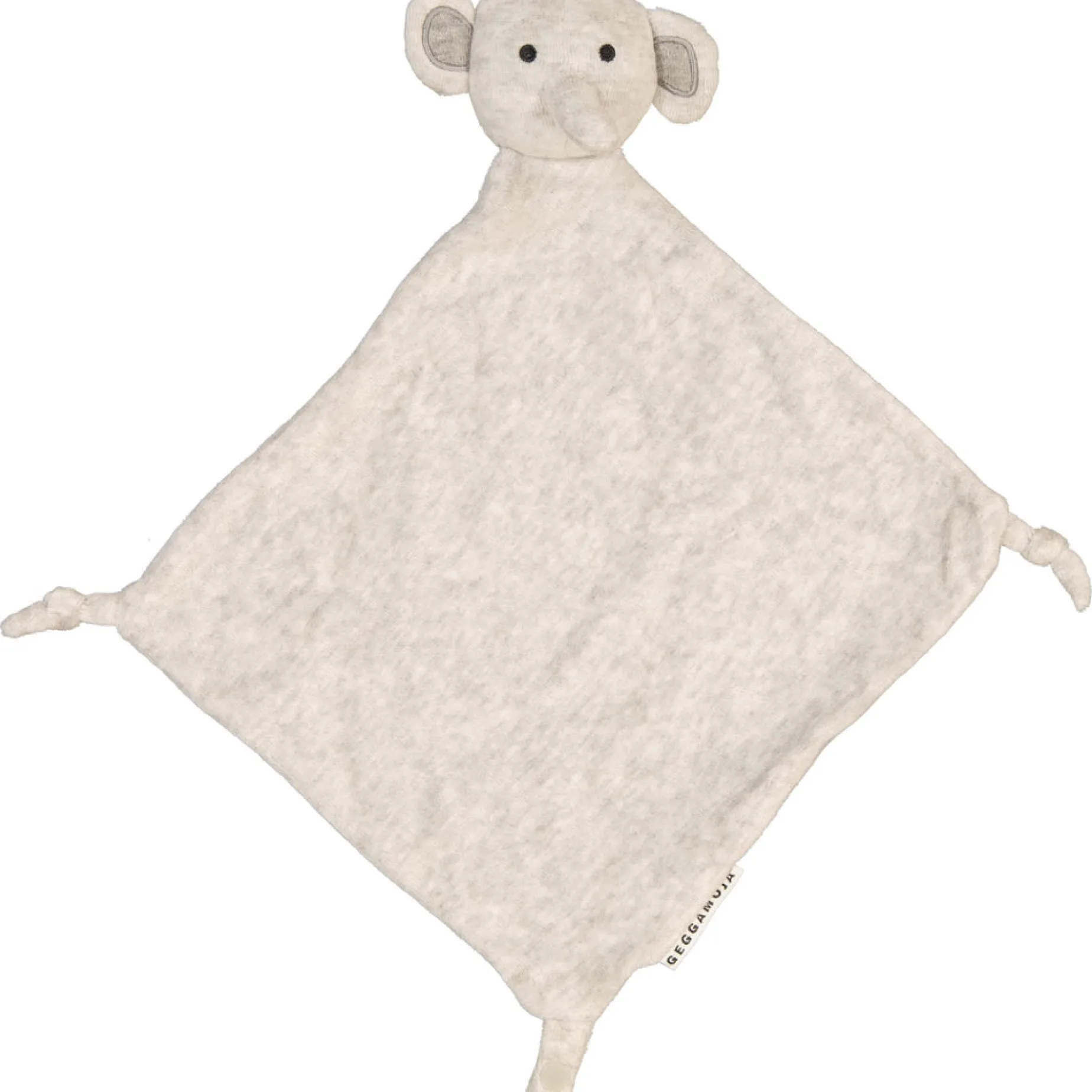 Velourfilt grå Elefant
