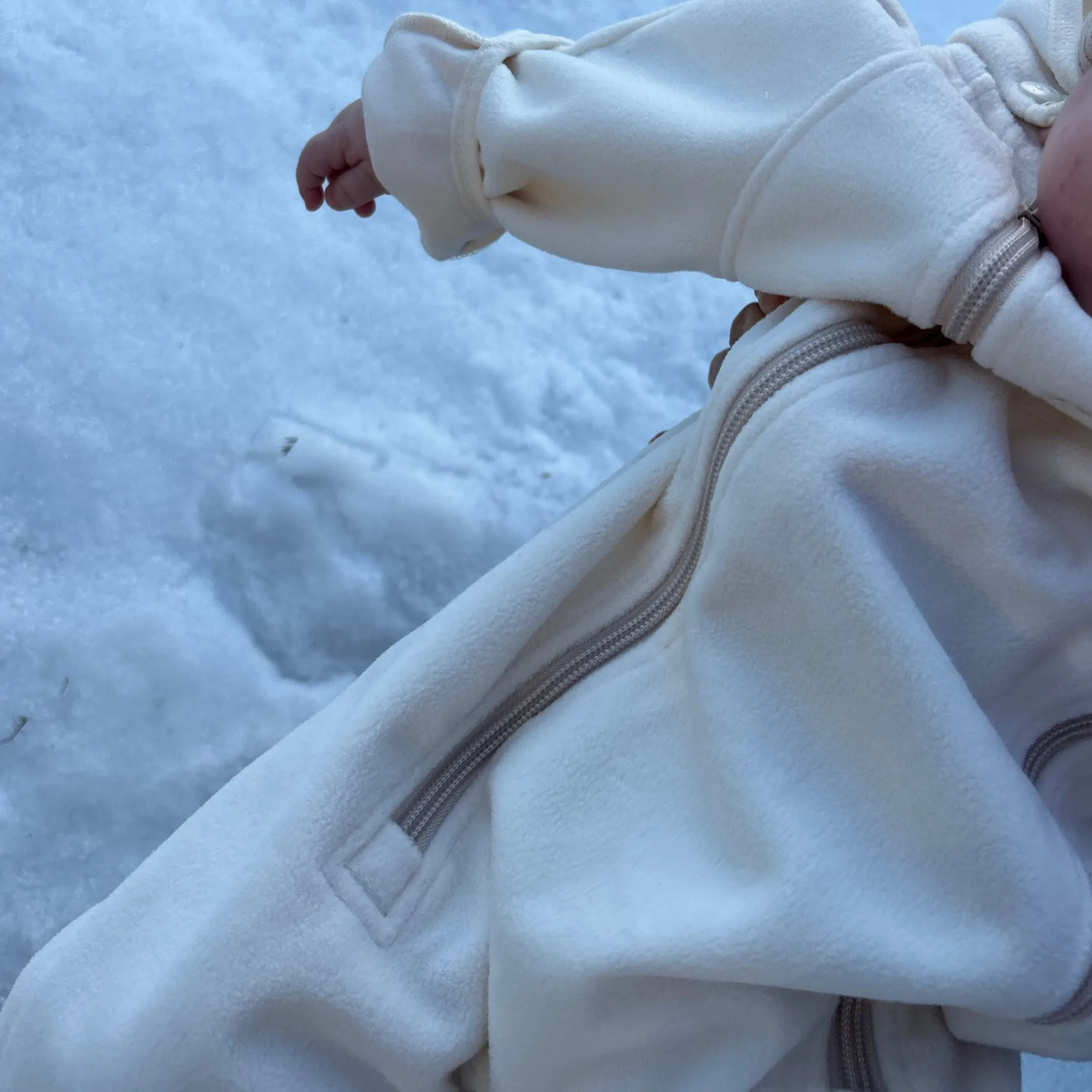 Vindfleece overall Beige