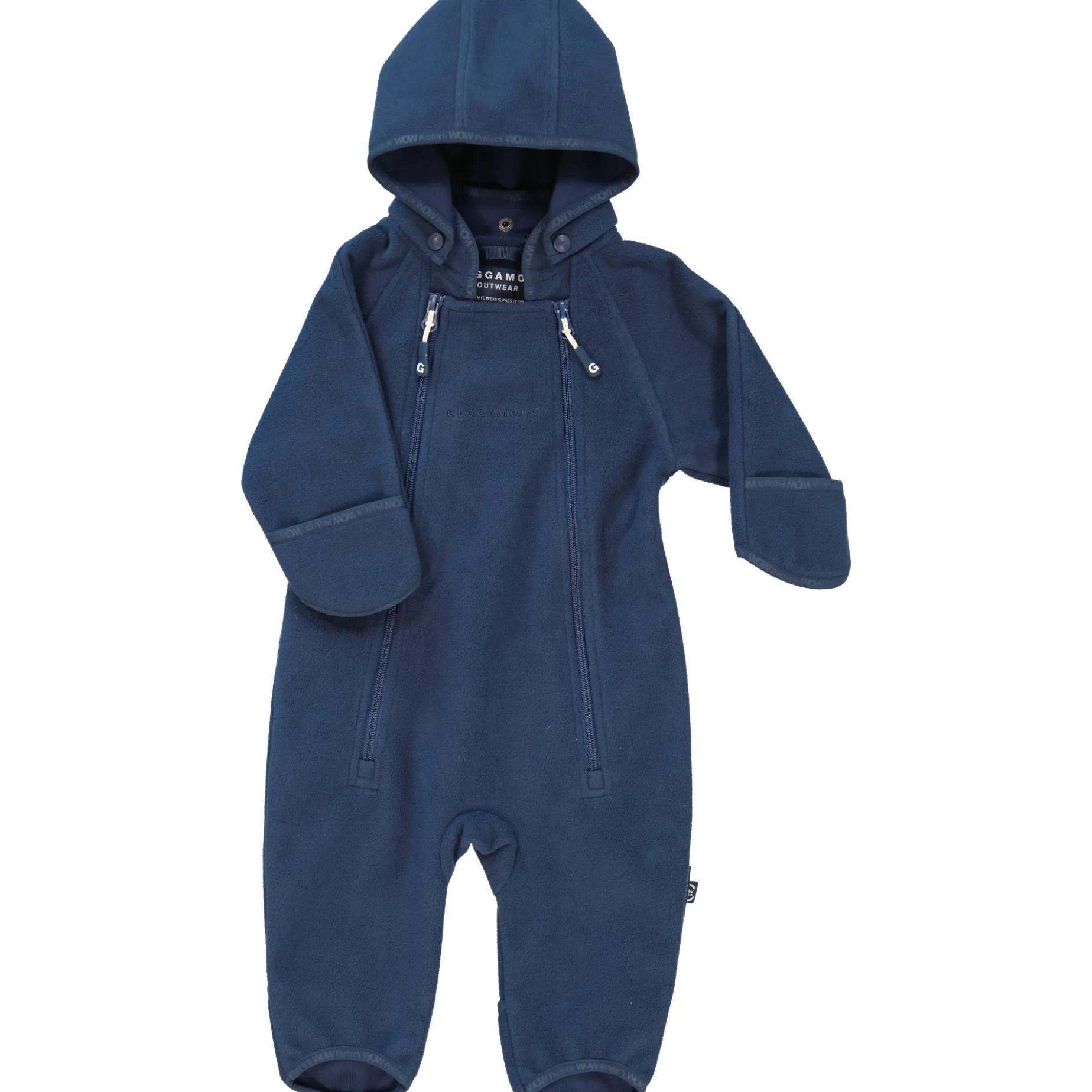 Vindfleeceoverall Blå