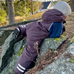 Vinteroverall Unitoddler Brun/Marinblå